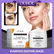 OUHOE Pumpkin Enzyme Mask Facial Skin Deep Pore Cleansing Gentle Nourishing Skincare Apply Mud Mask