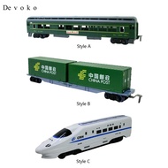 [Devoko] Train Carriage Toy Simulation Train Model 1:87 Railway Train Playset Train Tracks Toy Track