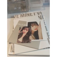 IVE MINE loved ive wony pc & polaroid, yujin poster, unsealed album