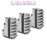 LAKAMKA 3pcs K11-100 Internal Jaw, High Strength Long Service Life 4in Chuck Jaw, Durable 20CrMnTi S