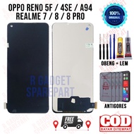 Lcd Oppo Reno 5F / 4SE / A94 Realme 7 / 8 / 8 Pro Original OEM Quality Lcd Touchscreen Fullset
