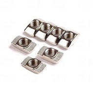 Aluminum 4040 10 swivel T-shaped nuts for aluminum profile 4040