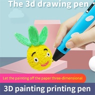【Secend Day Shipping】3D Printing Pen DIY Drawing Pen Temperature Adjustment With LCD Screen Display Compatible PLA Filament Toys Safe 3D Printing Pen for Children Kids Christmas Birthdy Gift