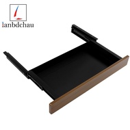 Stationery Storage Box Under Desk Pull-Out Drawer Organizer 20 Inch Sliding Metal Below Office Table