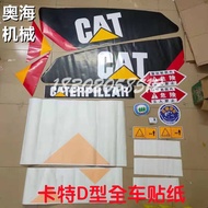 สติกเกอร์รถทั้งหมดสําหรับรถขุด CAT320/323/325/326/330/336 B C D รุ่นสะท้อนแสงสําหรับตกแต่งภายในรถยนต