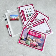 SG CustomMade - 3-4 Year Old Disney Cars Customize Personalize Activity Book | Game Pack | Birthday 