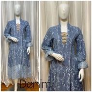 Modern Kebaya Dress/ Tile Kebaya/ Brocade Kebaya/ Tunic Kebaya/ Brocade Kebaya/Batik/Midi Dress Broc