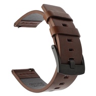20mm 22mm Genuine Leather Watch band Strap for Samsung Galaxy Watch 42 46mm Gear S3 Sport WatchBand Quick Release