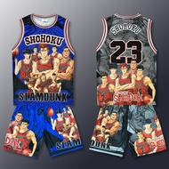 ICM K040#1 Kids Terno Anime Design Basketball Jersey Shorts for Kids Boy Full Sublimation Printed
