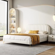 HOMIE LIFE เตียงนอน 6 ฟุต leather bed bedroom เตียงมินิมอล 180 cm H50