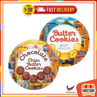 Lotus's TESCO Chocolate Chips Butter Cookies / Butter Cookies with Tin