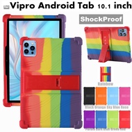 for Vipro Android Tab 10 4GB+64GB 10.1 inch Tablet Case Super Shockproof Soft Silicone Protective Ca