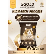 5Gold Cat Litter 5金猫砂 升级版Amazing Fresh Breath Upgraded Formula 7kg/10L