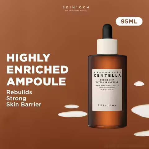 Skin1004 Madagascar Centella Probio-Cica Ampoule Serum Anti-aging Face Essence Soothes Skin 95ml Kor