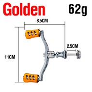 Metal Fishing Reel Handle Rocker Double-end Reel Handle for Baitcasting Spinning Fishing Reel Handle
