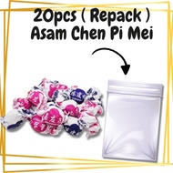 20pcs Asam Manis Chen Pi Mei / Preserved Prunes 陈皮梅