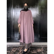Latest Women's Tunic Clothes AIRFLOW CRINCLE LONG BASIC OVERSIZE POLOS JUMBO cool Tunic E2Z9 Latest 