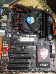 mainboard MSI h97 gaming 3 sockets 1150
