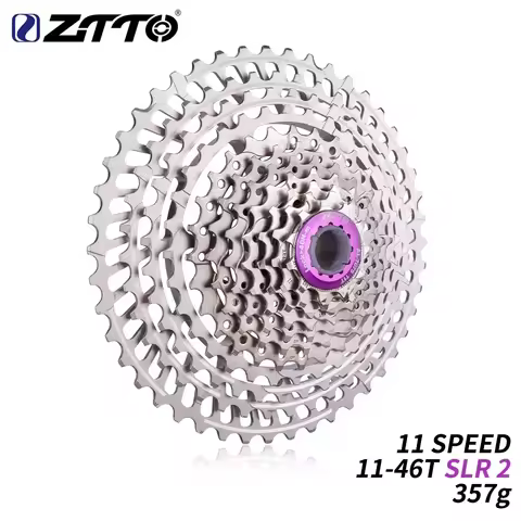ZTTO 11 Speed 11-46T SLR 2 Bicycle Cassette HG Compatible 11s ultralight 46T CNC k7 For MTB GX X1 NX