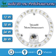 KS แผงไฟ LED แผ่นชิป แผงไฟแม่เหล็ก แสงขาว ใช้ไฟ220V มีแม่เหล็ก ไฟกลม หลอดไฟกลม หลอดไฟLED ตัวใช้แทนหลอดนีออนกลม