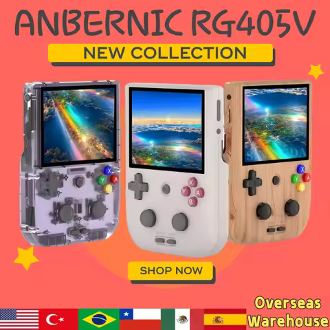 Anbernic RG405V Video Handheld Game Console 4" IPS HD Touch Screen Android 12 System T618 64-bit Wif