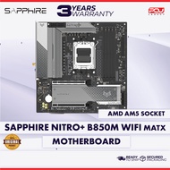 SAPPHIRE NITRO+ B850M WIFI DDR5 AM5 MATX MOTHERBOARD (3 YEARS WARRANTY)