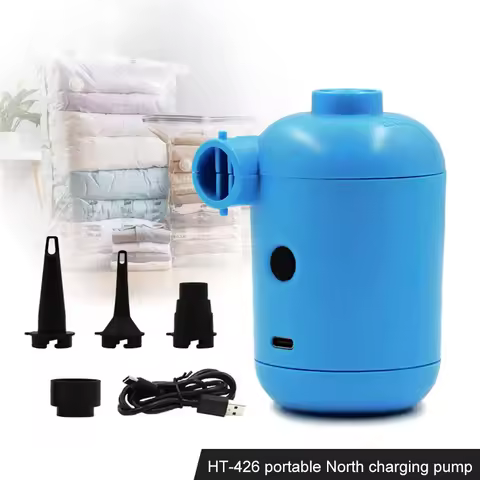 PVC USB Electric Air Pump Kits Air Mattress Boat Sofa Auto Air Inflatable Pump for Car Portable Elec