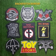 BACKPATCH BORDIR KOMPUTER EMBLEM PUNGGUNG PUNK ROCK PATCH MUSIK BAND