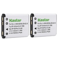 Kastar 2 Pack Battery Compatible with Olympus Li-42B Li-40B Li42B Li40B FE-230 Pentax D-Li63 Fuji NP