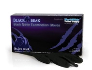 LARGE Black Bear Exam Grade Black Nitrile Disposable Gloves (Powder Free) 100pcs/box
