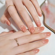 Gelato Factory Solar Gel Real Gel Nail Strip – Dry Rosy Syrup, 1 Pack / 26 Strips + Mini File + Prep