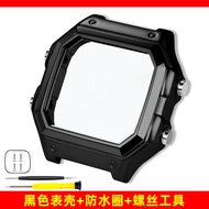 Cho Casio Ae1200 Ae1300 Đồng hồ kim loại Trường Hợp AE-1200 304 Thép Không Gỉ Sửa Đổi Đồng Hồ Bìa Tr