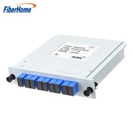 1-2 1-4 1-8 1-16 SC UPC/APC PLC splitter Kaset Bahan Serat Optic  blue