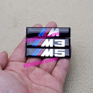Suitable for BMW Decorative Car Metal Sticker M Logo M3 M5 F10 F90 E60 E61 G80 Modified Body Fender 