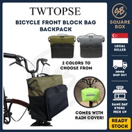 Bicycle Front Bag Folding Bike Bicycle Front Block Haversack Backpack Bag Crius Java Rifle 3SIXTY PIKES Brompton TWTOPSE