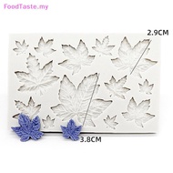 FoodTaste 3D Rose Flower Leafs Silicone Mold DIY Fondant Chocolate Sugarcraft Cake Decor Baking Tool