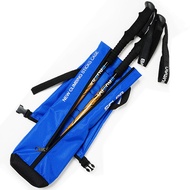 Outdoor trekking pole backpack crutches storage bag portable folding trekking pole nylon Oxford clot