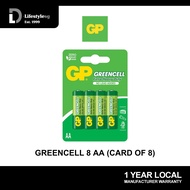 GP Greencell 8 AA (Card of 8) Battery