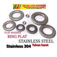 304 Stainless steel plateRing/ m.4 (100pcs)_m.5(100pcs)_m.6(50pcs)_m.8(50pcs)_m.10(25pcs)_m.12(25pcs