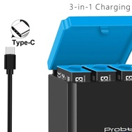 Gopro Hero 9 10 11 12 Battery Charger 3 Ways