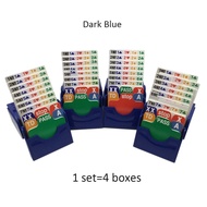 【PurePlunge】 Set Of 4 Blue Bridge Partner Bidding Device Bridge Bidding Box With Bridge Playing Card