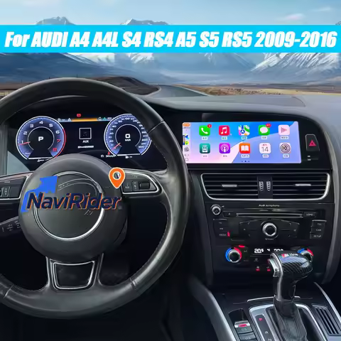 12.3+10.25inch Dual Screen For Audi A4 A5 A4L S5 B9 RS4 RS5 Q5 2009-2016 Android Multimedia Player G