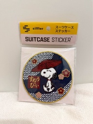 ✈️New 日本 Snoopy suitcase sticker 行李箱 刺繡貼紙