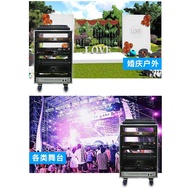 Professional Amplifier Cabinet 12u Cabinet 16u Flight Case Mixer Rack Adjustable Movable Stage Performance Ktv/12U Power Amplifier Case Aircraft Cabinet Tuning Table