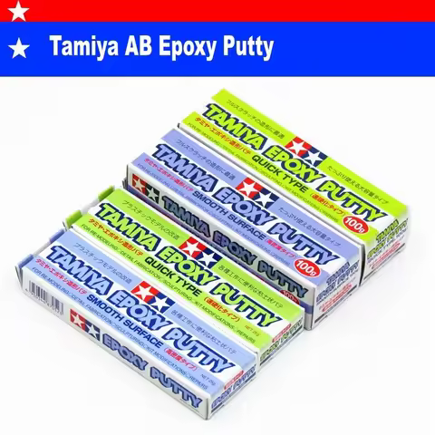 Tamiya AB Epoxy Putty Quick Dry Smooth Surface for Model Hobby kit Building Repair Tools 87051 87052