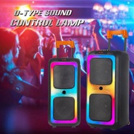 NDR-1097 PORTABLE PARTY SPEAKER 8"X2