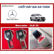 Seat Belt Fasteners for MERCEDES GLB35 made of High Quality shiny Alloy