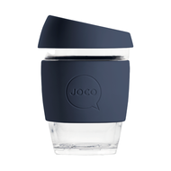 JOCO 啾口 Utility 啾口玻璃隨行咖啡杯 全能版 L(9 x 13cm) 319g  Mood Indigo  345ml  1個
