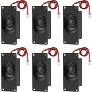 6Pcs Speakers 3W 8Ohm Mini Speaker 8ohm 3w Loundspeaker Micro Speaker with JST-PH2.0 Interface Compa