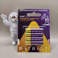 ถ่าน Patriot Premium Alkaline size AAA แพ็ค 4 ก้อน